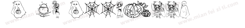 Baby Halloween字体转换